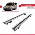 Citroen Nemo 3 (225) 2007-2017 Arası ile Uyumlu HOOK Model Ara Atkı Tavan Barı Gri 2 Adet
