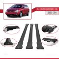 Kia Grand Carnival 2 (VQ) 2006-2014 Arası ile Uyumlu FLY Model Ara Atkı Tavan Barı Siyah 3 Adet