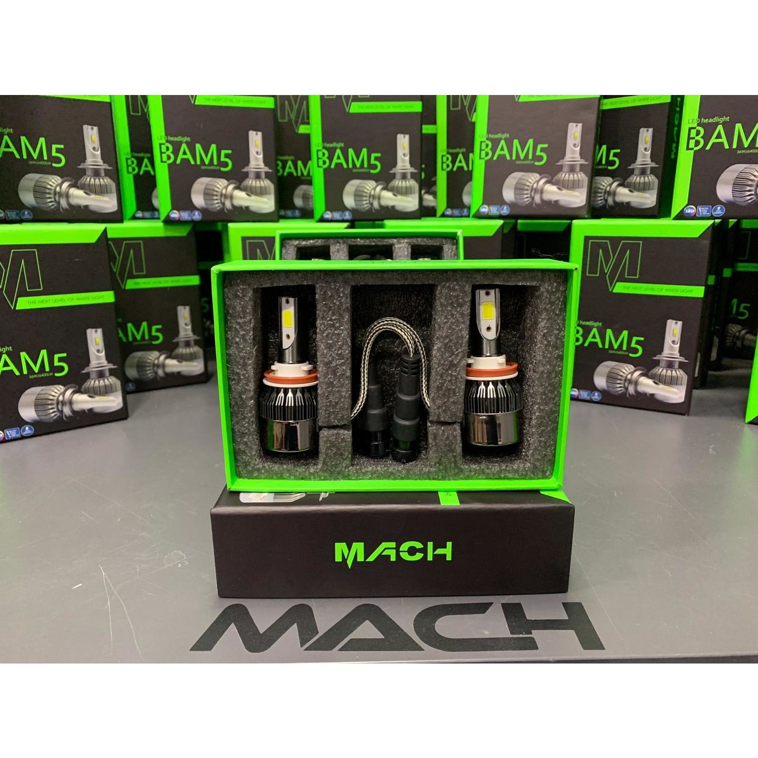 9012 Mach Led Xenon Ampul Beyaz 12V / 36W / 6400Lumens