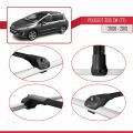 Peugeot 308 (T7) SW 2008-2013 Arası ile Uyumlu ACE-1 Ara Atkı Tavan Barı Siyah 3 Adet
