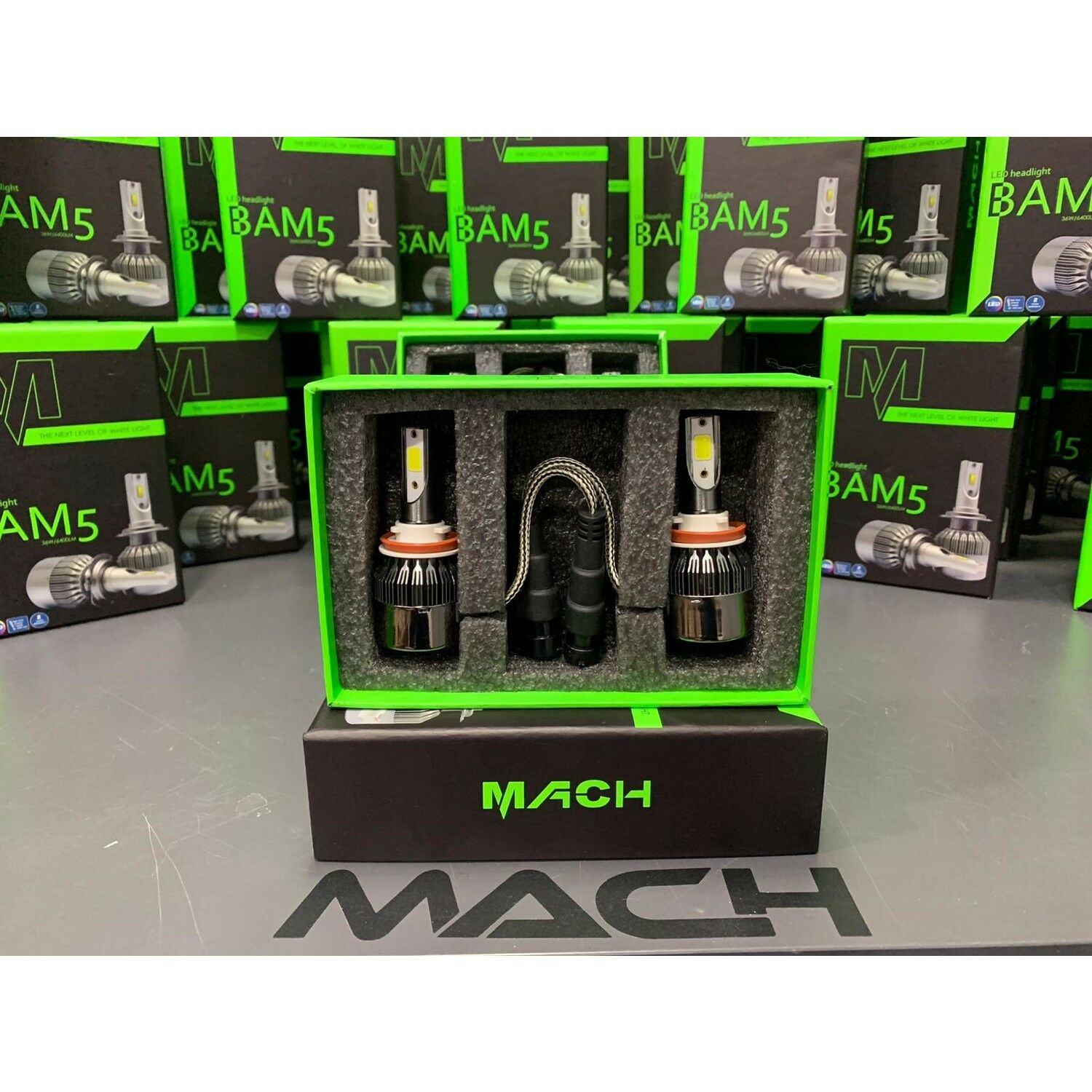 H27 Mach Led Xenon Ampul Beyaz 12V / 36W / 6400Lumens