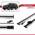 Infiniti QX80 (Z62) 2014-2023 Arası ile Uyumlu BASIC Model Ara Atkı Tavan Barı Gri 2 Adet