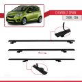 Chevrolet Spark (M300) 2009-2014 Arası ile Uyumlu BASIC Model Ara Atkı Tavan Barı Siyah 3 Adet