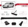 Kia Sedona 2 (VQ) 2006-2012 Arası ile Uyumlu FLY Model Ara Atkı Tavan Barı Siyah 3 Adet