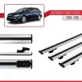 Chevrolet Cruze (J300) 2009-2016 Arası ile Uyumlu BASIC Model Ara Atkı Tavan Barı Gri 3 Adet