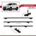 Chevrolet Captiva 2016-2018 Arası ile Uyumlu BASIC Model Ara Atkı Tavan Barı Siyah 3 Adet