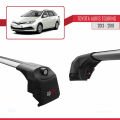 Toyota Auris 2 (E180) Touring Sports 2013-2018 Arası ile Uyumlu ACE-2 Ara Atkı Tavan Barı Gri 2 Adet