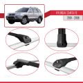 Hyundai Santa Fe (SM) 2001-2006 Arası ile Uyumlu ACE-1 Ara Atkı Tavan Barı Siyah 2 Adet