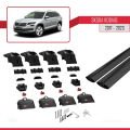Skoda Kodiaq 2017-2023 Arası ile Uyumlu ACE-2 Ara Atkı Tavan Barı Siyah 2 Adet