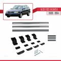Audi 100 Avanta 1989-1994 Arası ile Uyumlu BASIC Model Ara Atkı Tavan Barı Gri 2 Adet