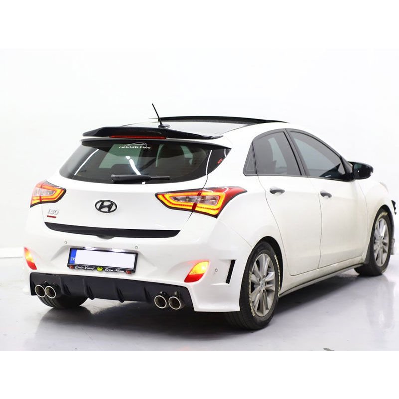 Hyundai İ30 Arka Tampon Boyasız Fiber