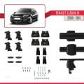 Renault Laguna 3 (X91)2008-2015 Arası ile Uyumlu ACE-4 Ara Atkı Tavan Barı Siyah 2 Adet