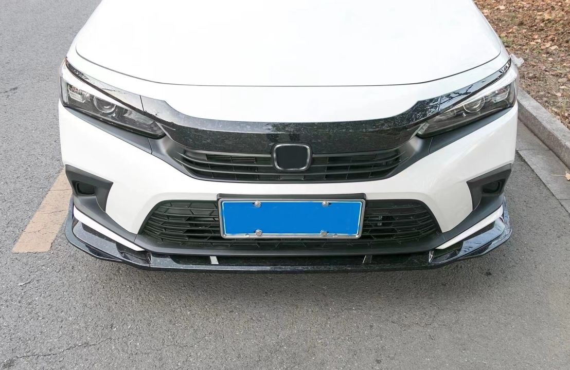 Honda 2022 Civic Piano Black Ön Lip (Parlak Siyah-3 Parça)