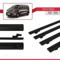 Toyota Proace 2017 ve Sonrası ile Uyumlu BASIC Model Ara Atkı Tavan Barı Siyah 4 Adet