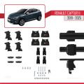 Renault Captur 2 2019 ve Sonrası ile Uyumlu ACE-4 Ara Atkı Tavan Barı Siyah 2 Adet