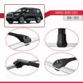 Infiniti QX80 (Z62) 2014-2023 Arası ile Uyumlu ACE-1 Ara Atkı Tavan Barı Siyah 3 Adet