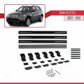 BMW X5 (E70) 2007-2013 Arası ile Uyumlu BASIC Model Ara Atkı Tavan Barı Siyah 3 Adet