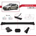 Peugeot 207 SW 2006-2014 Arası ile Uyumlu FLY Model Ara Atkı Tavan Barı Siyah 2 Adet