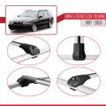 BMW 5 Serisi (E39) Touring 1997-2003 Arası ile Uyumlu ACE-1 Ara Atkı Tavan Barı Gri 3 Adet