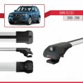BMW X3 (E83) 2003-2010 Arası ile Uyumlu ACE-1 Ara Atkı Tavan Barı Gri 2 Adet