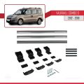 Vauxhall Combo D 2012-2018 Arası ile Uyumlu BASIC Model Ara Atkı Tavan Barı Gri 2 Adet