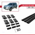 Land Rover Freelander 2 (L359) 2007-2015 Arası ile Uyumlu FLY Model Ara Atkı Tavan Barı Siyah 3 Adet