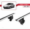 Renault Laguna 2 (X74) 2001-2007 Arası ile Uyumlu ACE-4 Ara Atkı Tavan Barı Gri 2 Adet