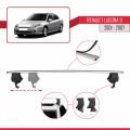 Renault Laguna 2 (X74) 2001-2007 Arası ile Uyumlu ACE-4 Ara Atkı Tavan Barı Gri 2 Adet