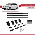 Toyota Verso (AR20) 2009-2018 Arası ile Uyumlu BASIC Model Ara Atkı Tavan Barı Siyah 2 Adet