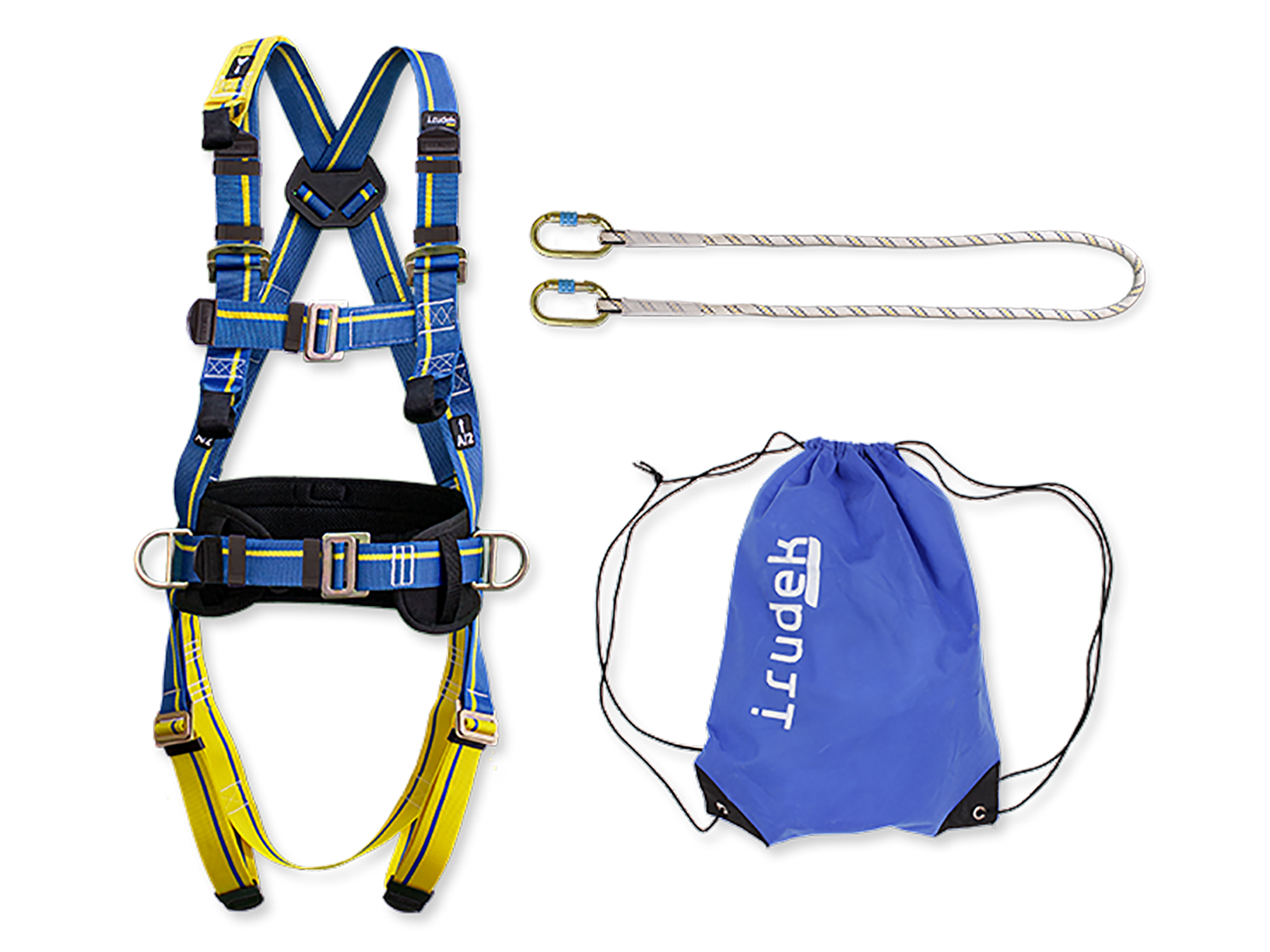 Irudek Teide Light S-M Emniyet Kemeri ve Lanyard Seti