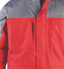 ERKEK  KIRMIZI/GRİ RIPSTOP PARKA   5RIPR