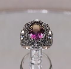 Ametrine taşlı yüzük