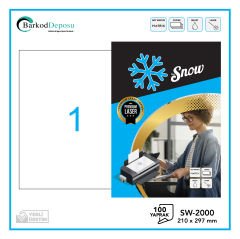 SW-2000 SNOW A4 Lazer Etiket 210x297mm