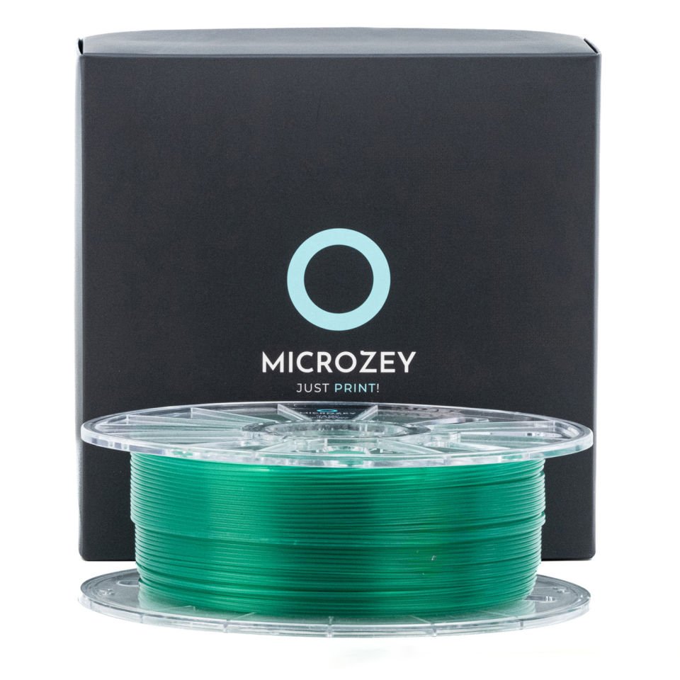 MICROZEY PLA PRO HYPER SPEED TRANSPARAN YEŞİL   1.75 mm - 1000 Gr