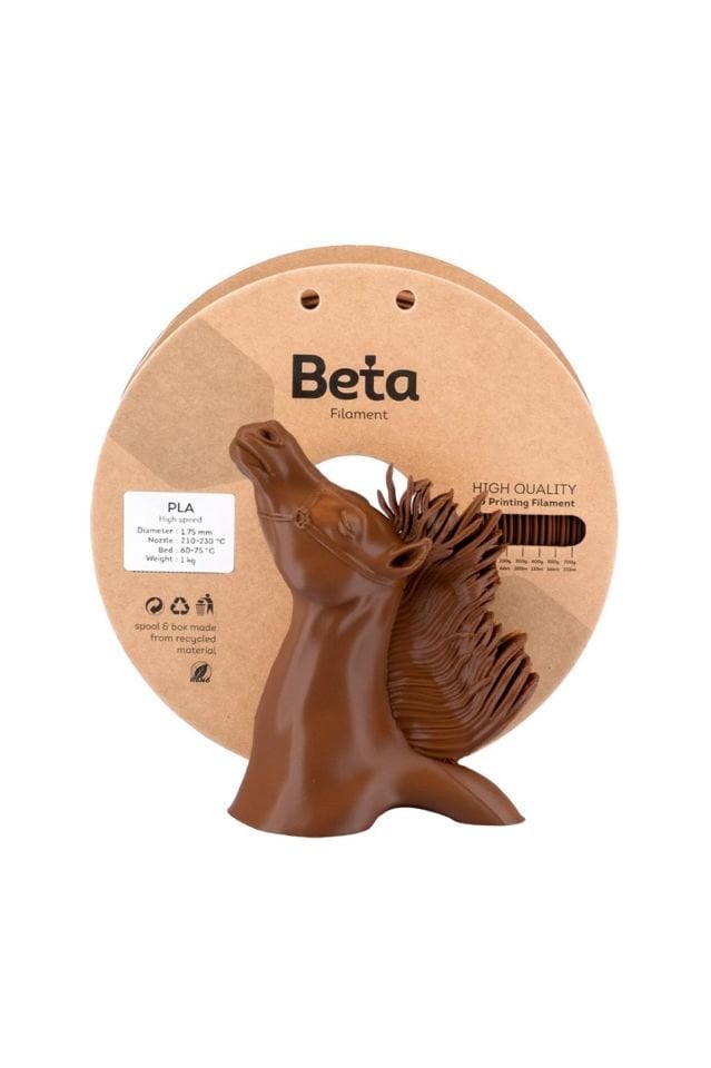 Beta PLA High-Speed Filament Brown