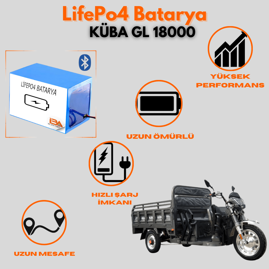 KÜBA GL 18000 72V72AH LifePo4 Batarya