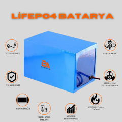 72 Volt 6 AH Lifepo4 Batarya