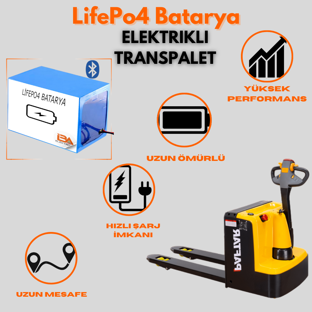 48V 140AH Lifepo4 Transpalet Batarya 2 Ton