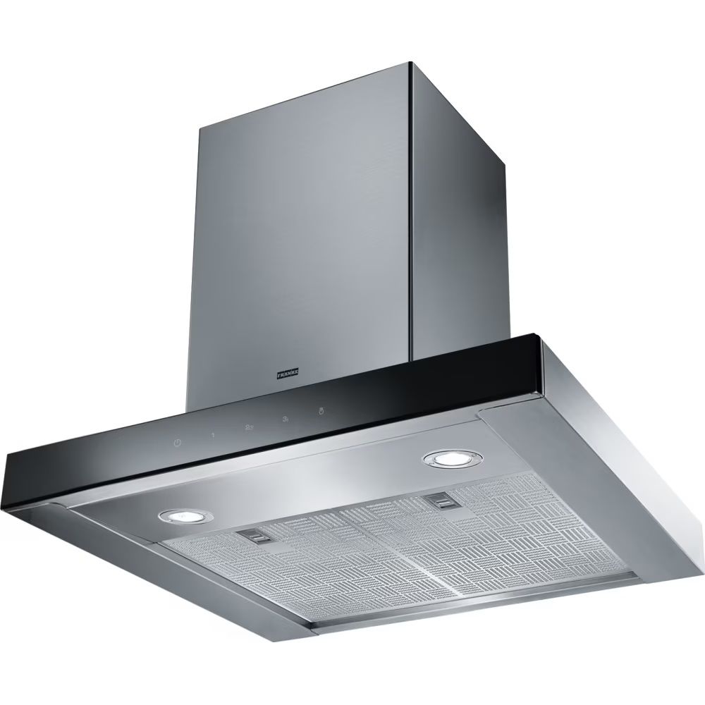 Franke FCR 625 TC BK/XS NG/600 Siyah Cam İnox Davlumbaz