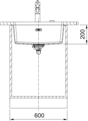 FRANKE MARİS MRG 110-52 SAHARA EVİYE