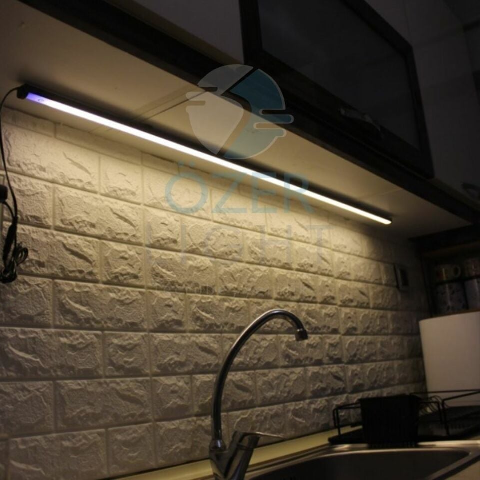 Dokunmatik Mutfak Tezgah Üstü Led Bar 120 Cm Dimli Gün Işığı