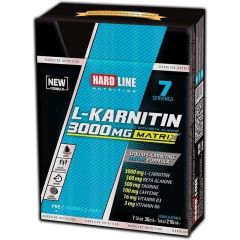 Hardline L-Karnitin Matrix 3000 Mg 7 Ampul