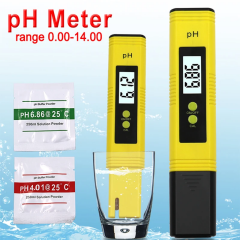 PH ölçer , yüksek hassasiyetli su kalitesi test cihazı 0-14 ölçüm aralığ/ akvaryum/ yüzme havuzu/ Sulama suyu