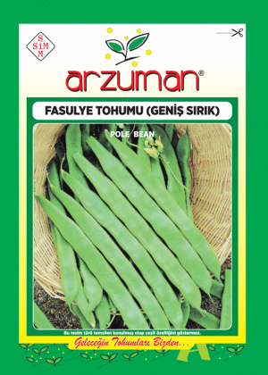 FASULYE TOHUMU (GENİŞ SIRIK-HELDA TİPİ) 50 GR