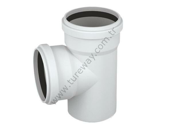 160x110 Kalde 3,2 PVC-U Tek Çatal ( 87° )