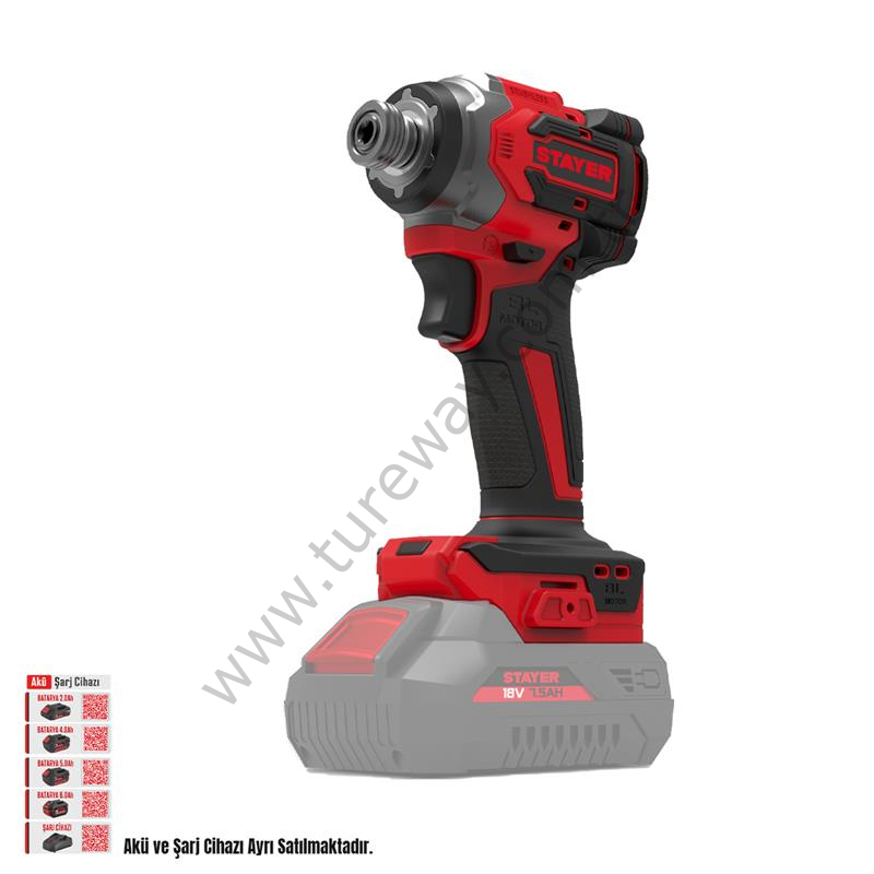 KÖMÜRSÜZ AKÜLÜ TORKLU VİDALAMA 18V Lİ-İON 2.0AH/6.0AH