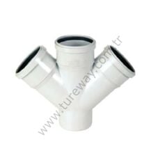 PVC 3.2 ÇATAL ÇİFT 50X50 45°