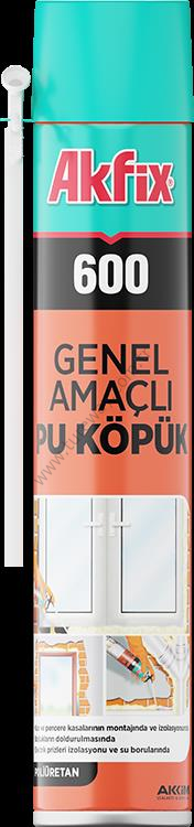 AKFİX 600 PU PİPETLİ KÖPÜK 600 GR (12)