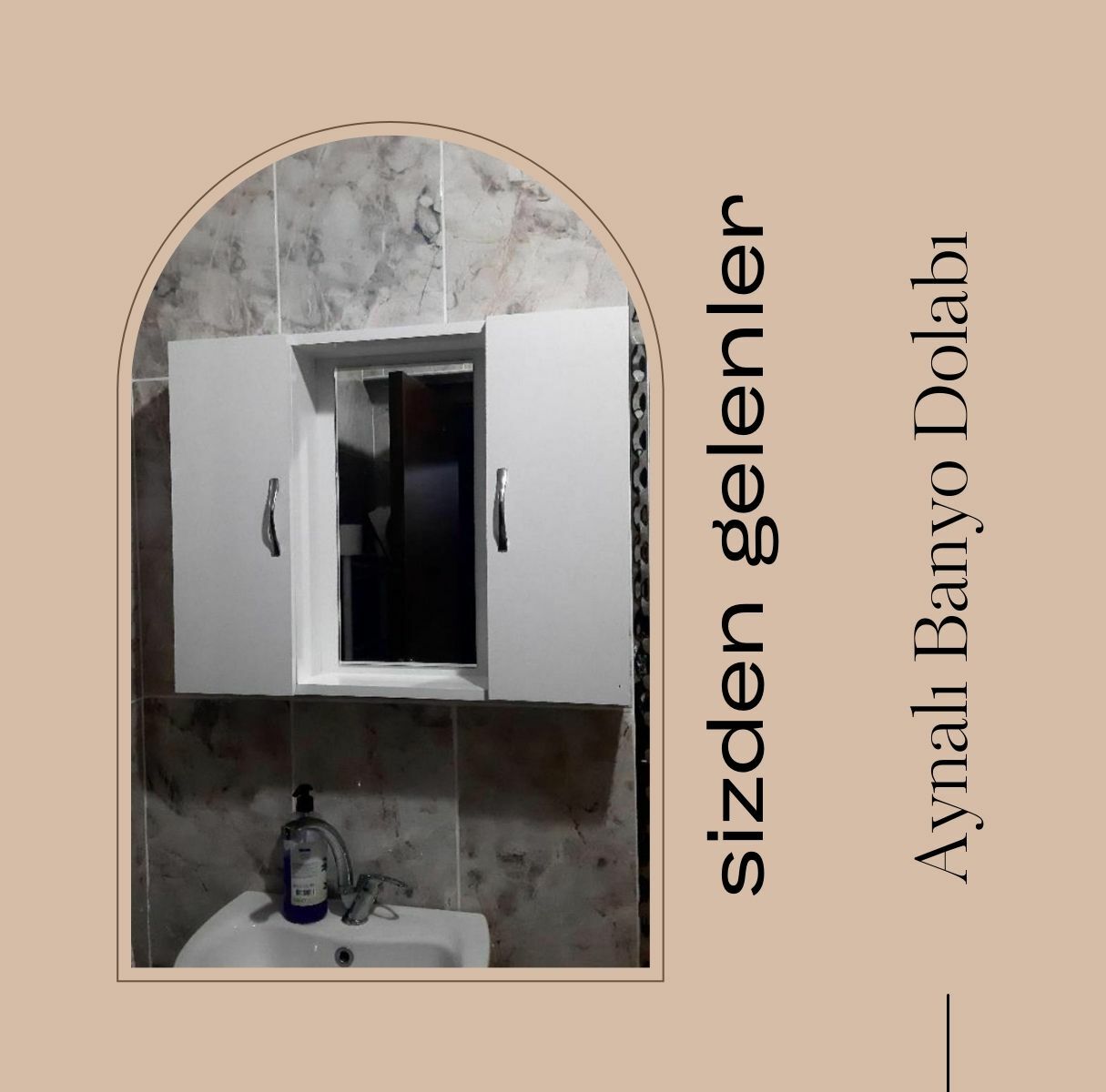 Sizden Gelenler - Aynalı Banyo Dolabı