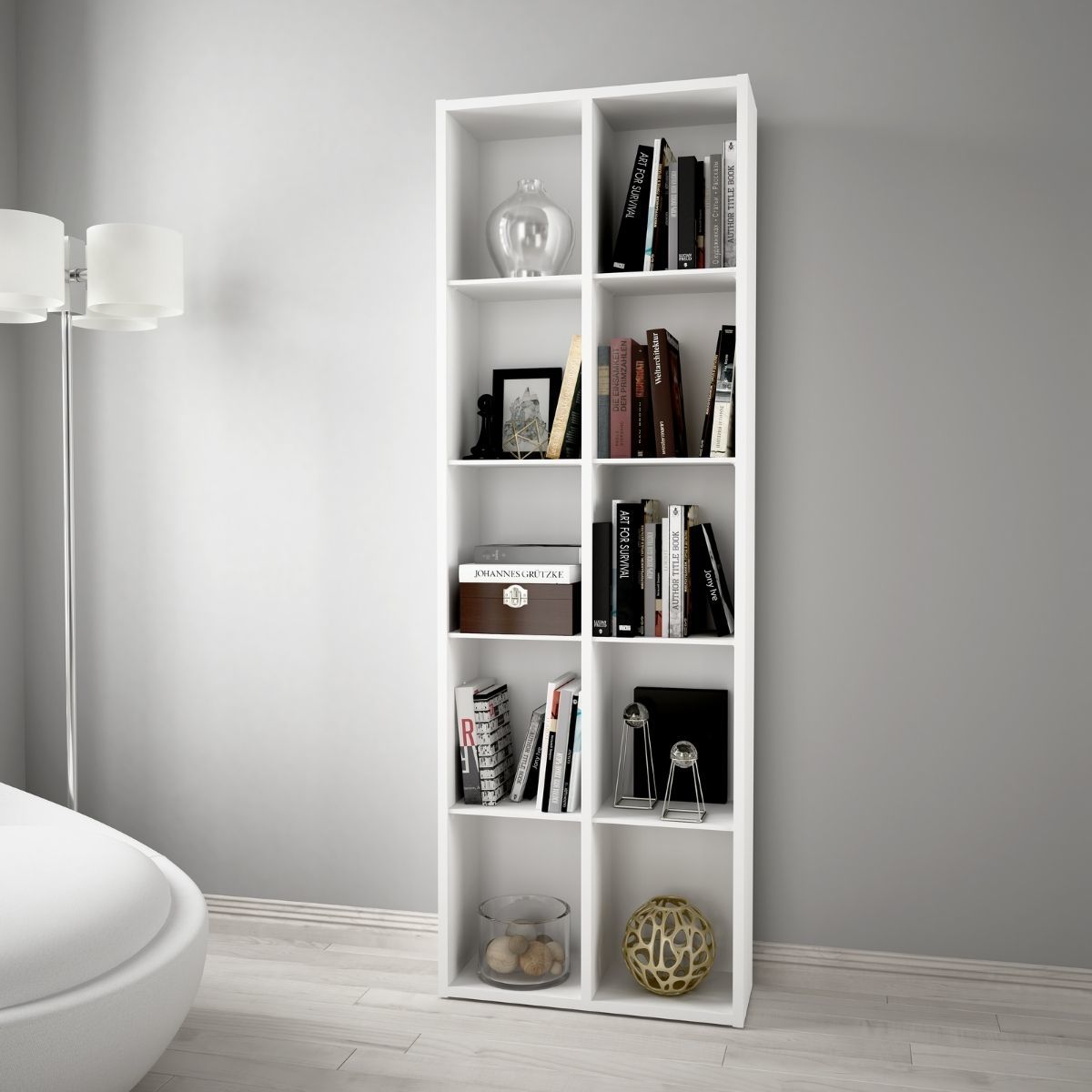Alesta Life 10 Gözlü Kitaplık | Şık ve Dayanıklı Kitaplık Modeli